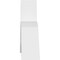 Ekena Millwork Archdale Architectural Grade PVC Gable Bracket, 72"W x 21"H x 6"D x 6"F, 7/12 Pitch GBP072X21X0606ARC00 - alternate 2